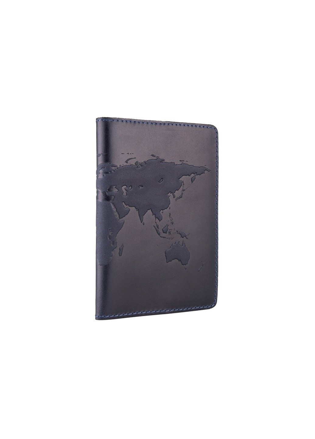 Кожаная обложка на паспорт HiArt PC-01 Shabby Olive World Map Оливковый Hi Art (268371289)