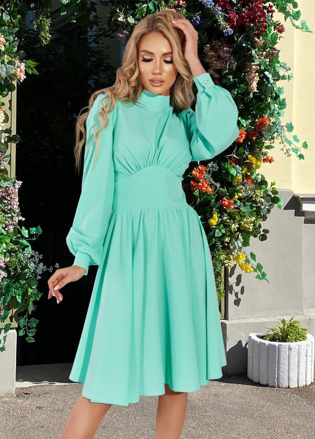 Зеленое сукнi норма ніжна сукня (ут000073383) Lemanta