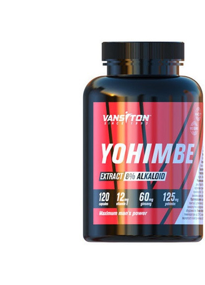 Yohimbe 125 mg 120 Caps Vansiton (256723648)
