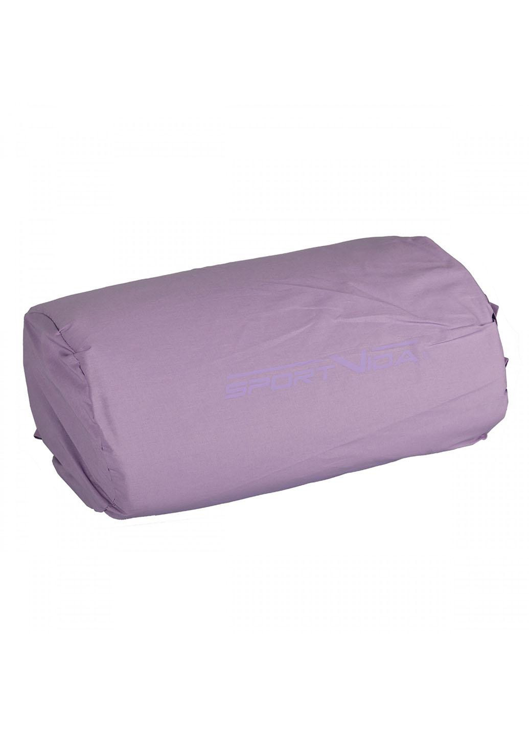 Килимок акупунктурний з валиком Аплікатор Кузнєцова 130 x 50 см SV-HK0411 Purple/Purple SportVida (258454062)