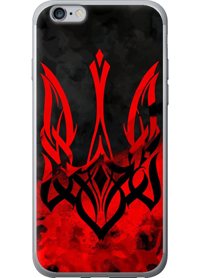Силикон с усиленными углами чехол 'Герб Украины v2' для Endorphone Apple iPhone 6 Plus (258484568)