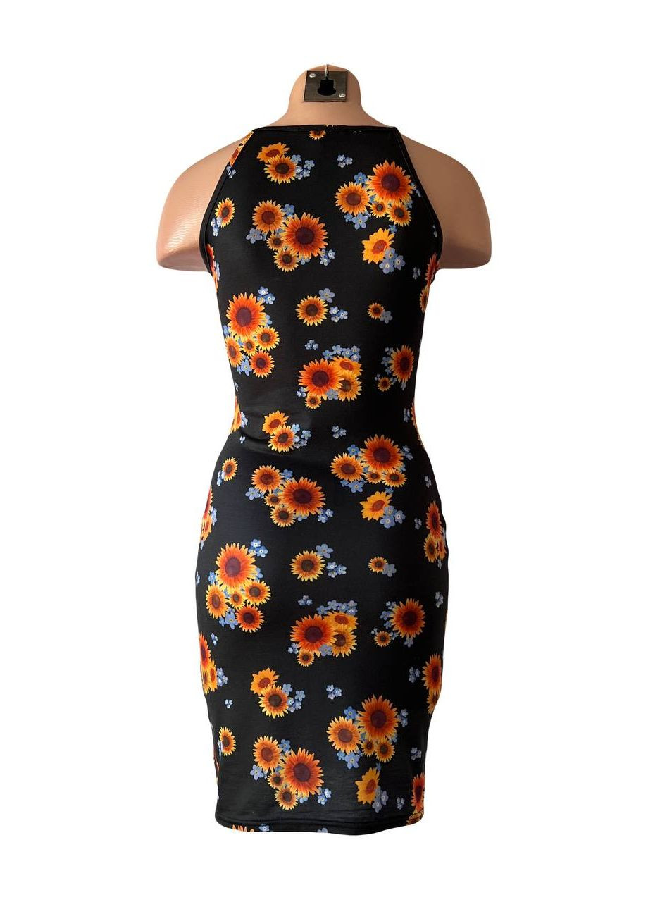 Комбинированное повседневный, кэжуал платье Missguided с цветочным принтом