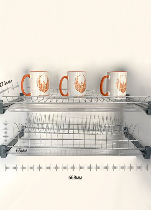 Сушка для посуду 700 мм нержавіюча сталь Fenix (276536309)