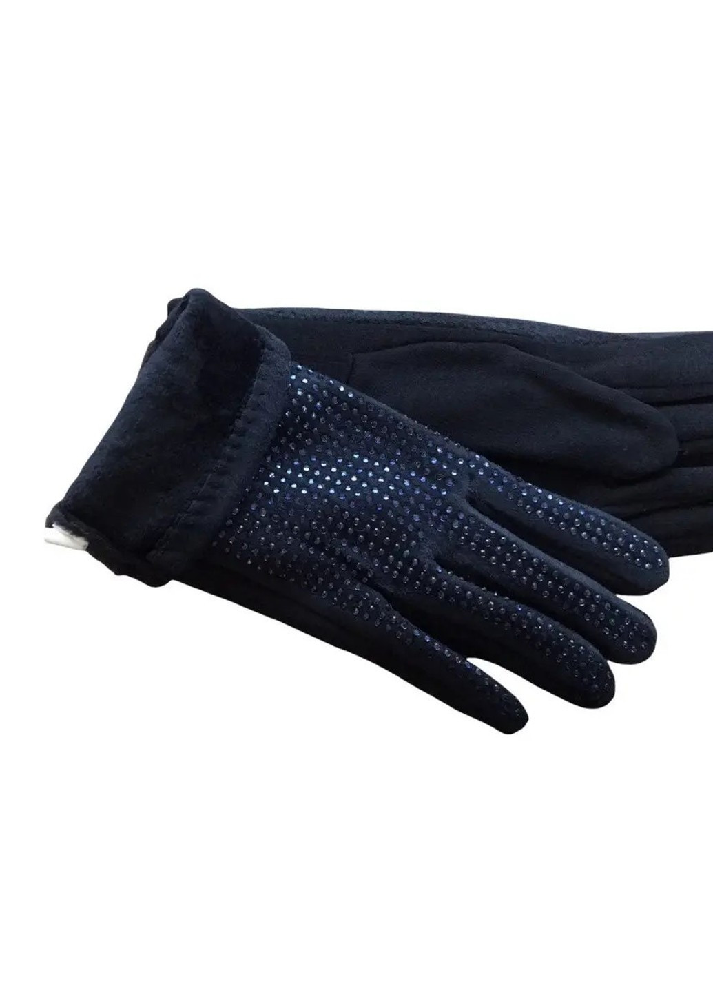 Женские стрейчевые перчатки чёрные 197s2 M BR-S (261771511)