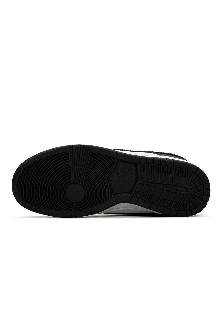 Черно-белые демисезонные кроссовки женские, вьетнам Nike SB Dunk Low Retro White Black