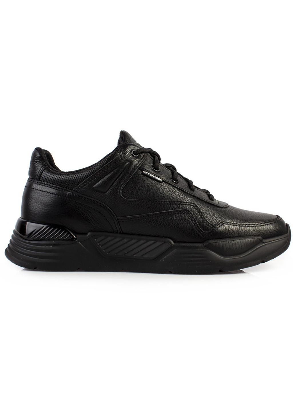 Черные демисезонные кроссовки мужские бренда 9402116_(1) ModaMilano