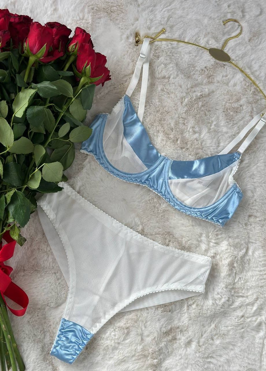 Білий демісезонний стильний комплект білизни No Brand