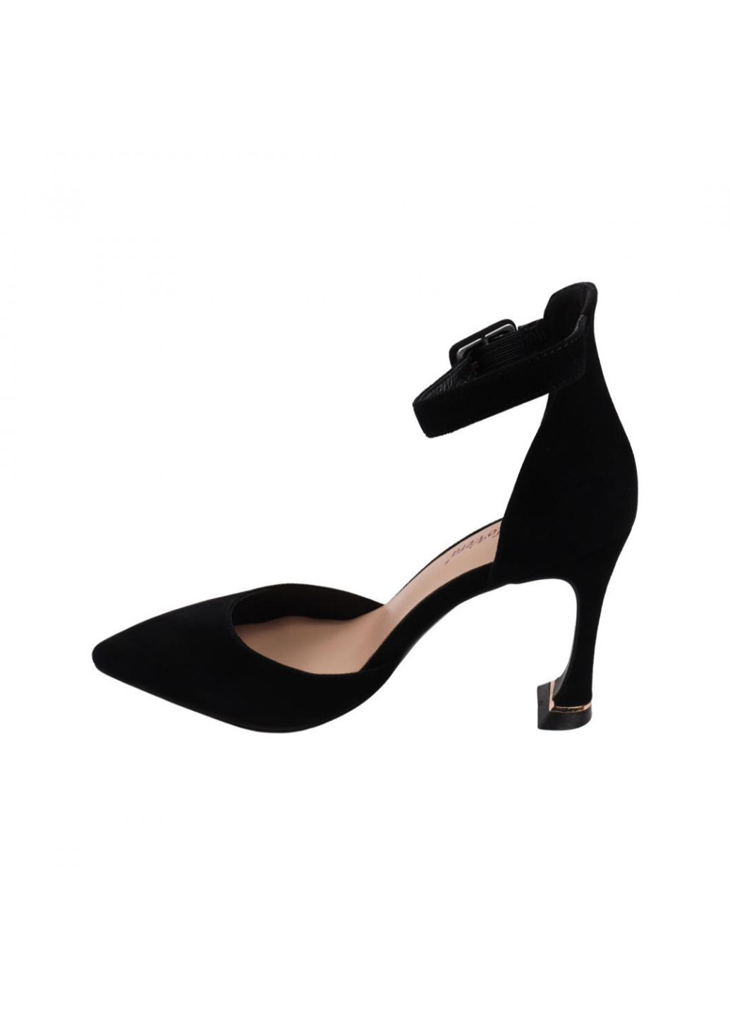 Туфлі жіночі чорні натуральна замша Angelo Vani 191-22lt (257439443)