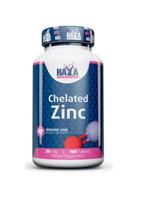 Zinc Bisglycinate 30 mg 100 Tabs Haya Labs (273183553)