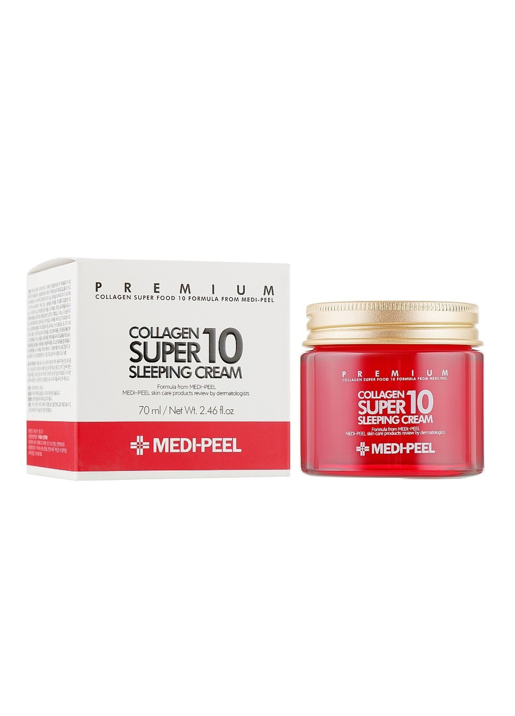 Антивіковий нічний крем з колагеном Collagen Super 10 Sleeping Cream 70 мл Medi-Peel (256685122)