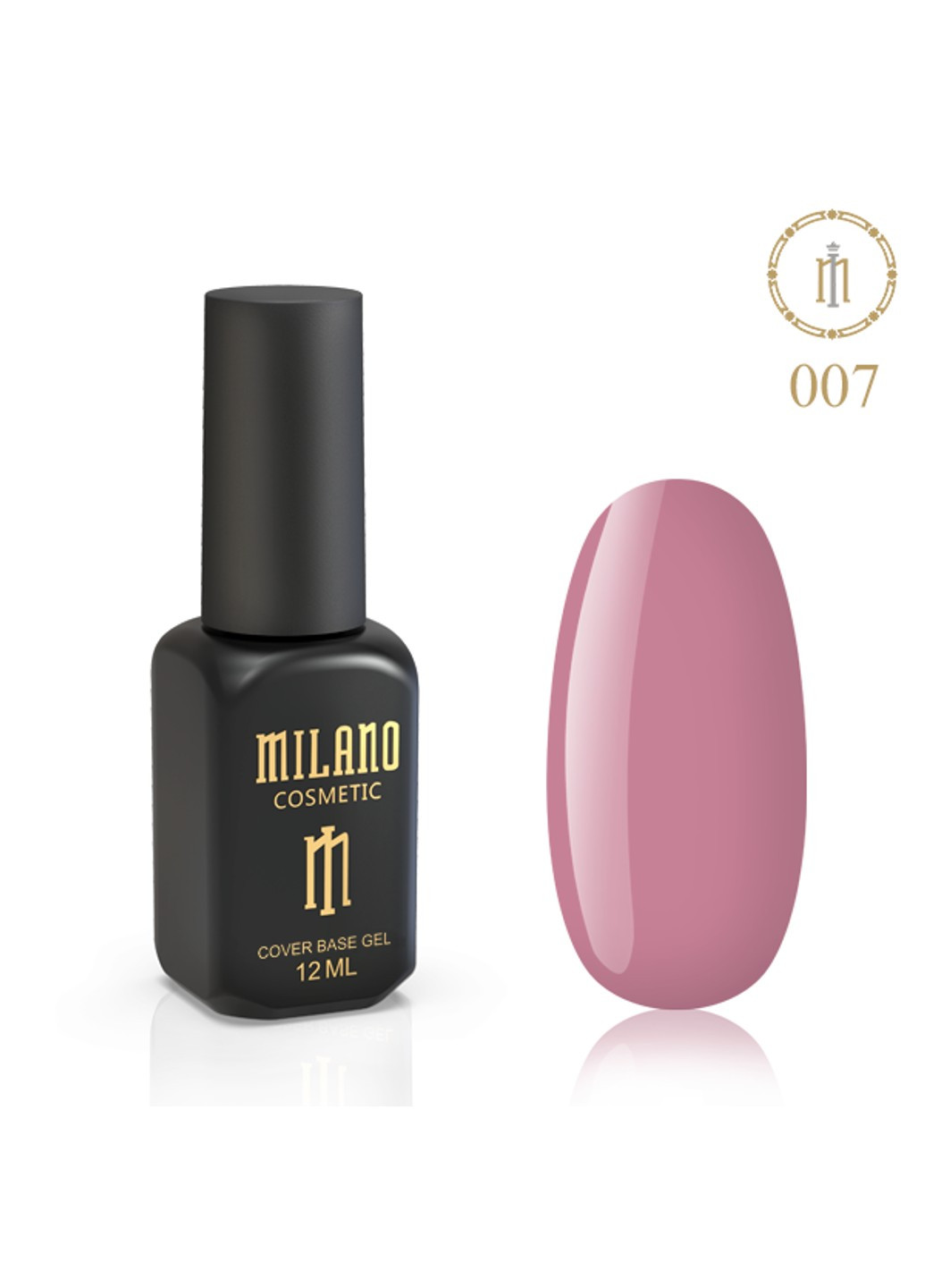 Кольорова база для нігтів Color Cover Base 12 Мл № 07 Milano (262292109)