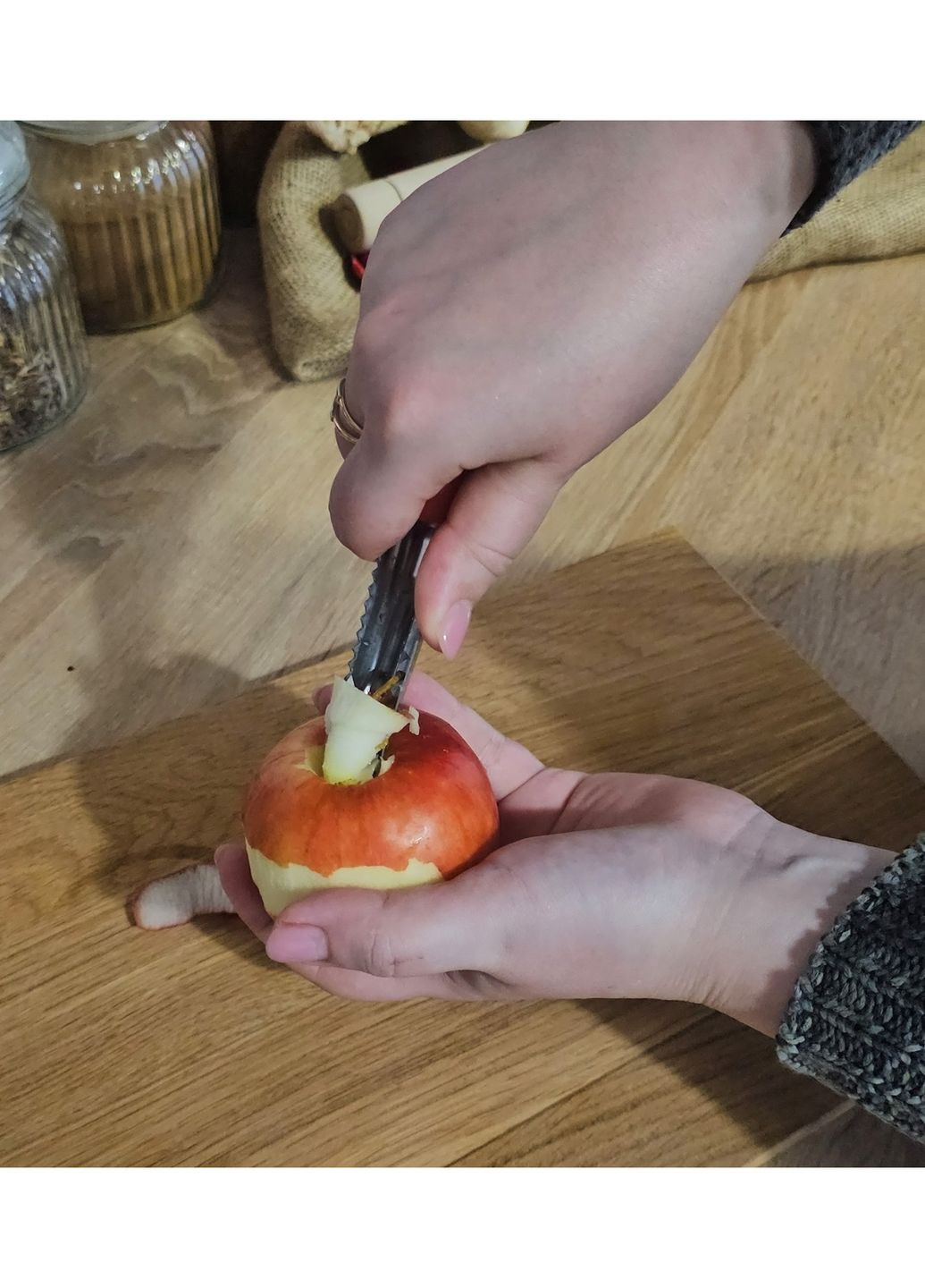 Рибочистка ніж для чищення риби та видалення серцевини з картоплі, яблук, груш та перців 18 см Kitchette (277962655)