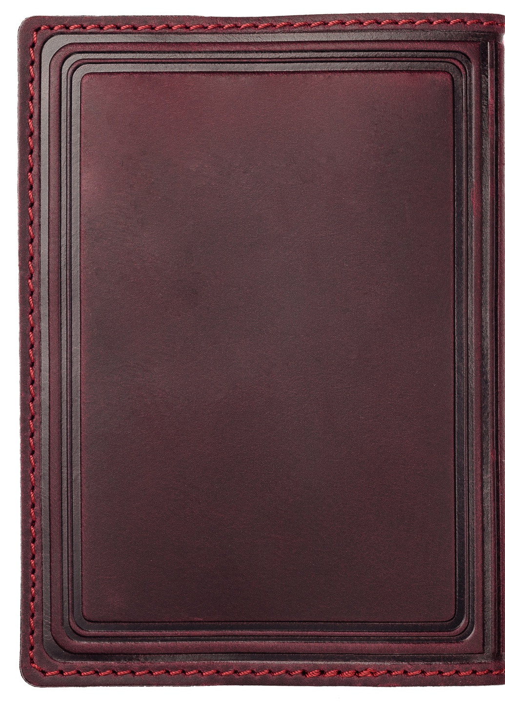 Кожаная Обложка Для Паспорта, Загранпаспорта Villini 002 Бордовый Martec (259660234)