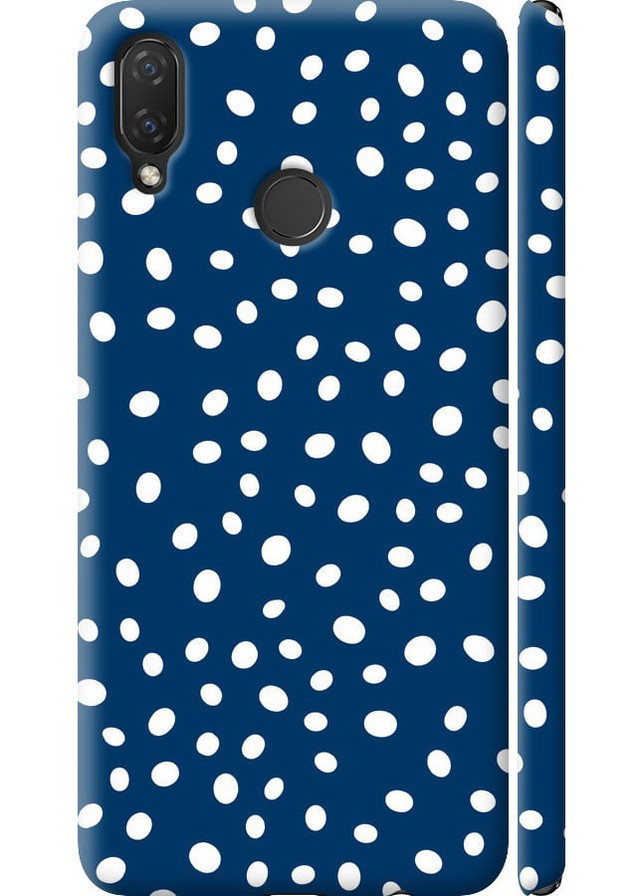 3D пластиковый матовый чехол 'Горошек v3' для Endorphone Huawei Nova 3i (258082432)