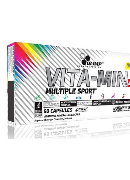 Olimp Nutrition Vita-Min Multiple Sport 40+ 60 Caps Olimp Sport Nutrition (256724304)