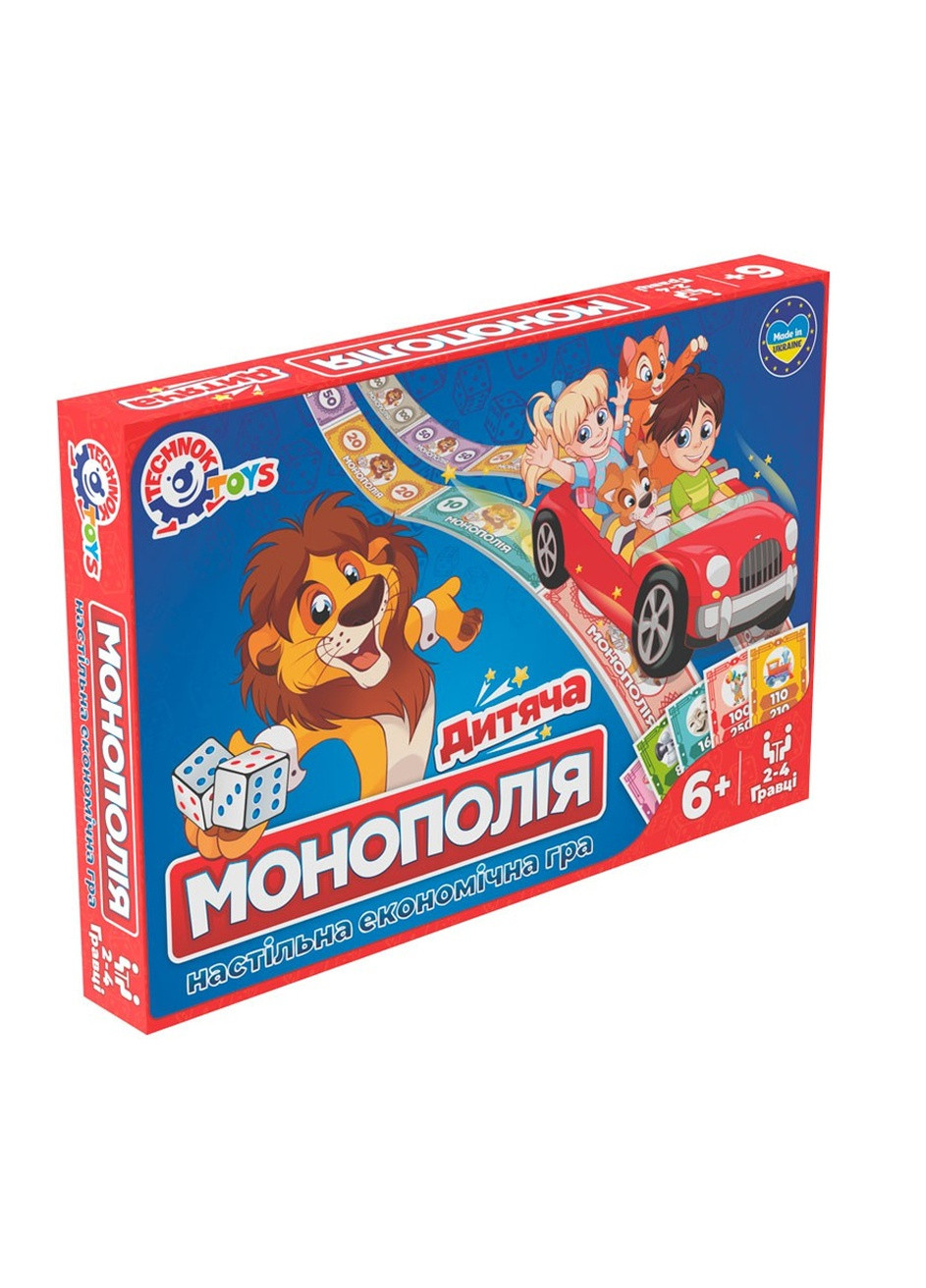 Экономическая игра "Детская монополия" цвет разноцветный ЦБ-00112826 ТехноК (259465694)