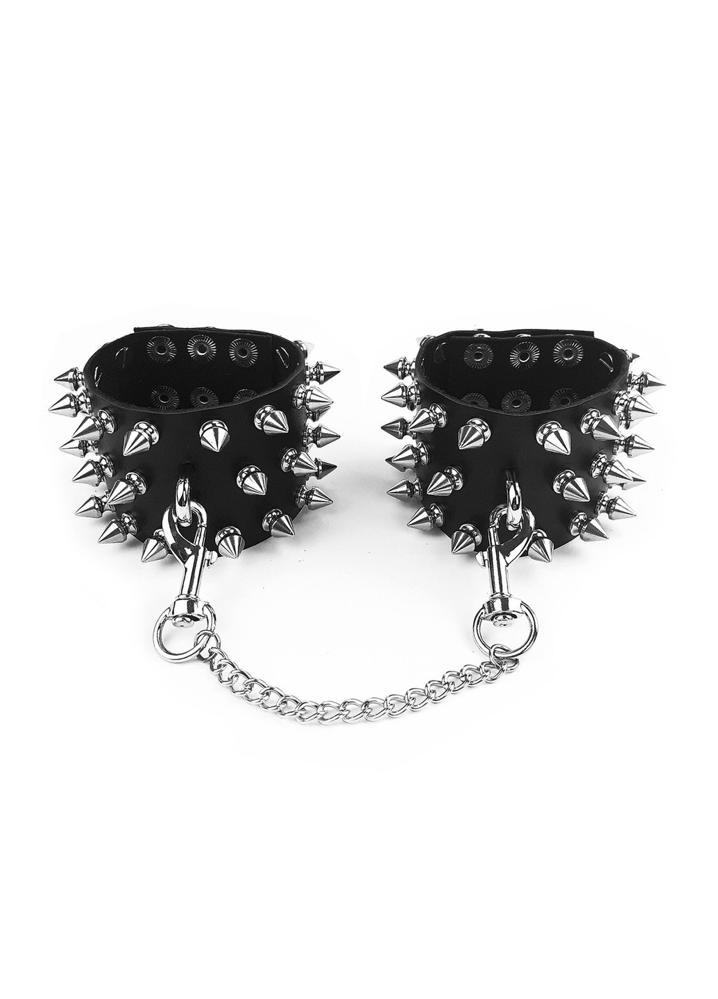Наручники с шипами - Rose Spiked Leather Handcuffs, натуральная кожа Art of Sex (274377000)
