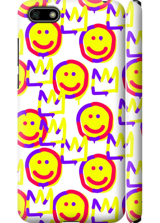 3D пластиковий матовий чохол '5622' для Endorphone Huawei Y5 2018 (258210836)