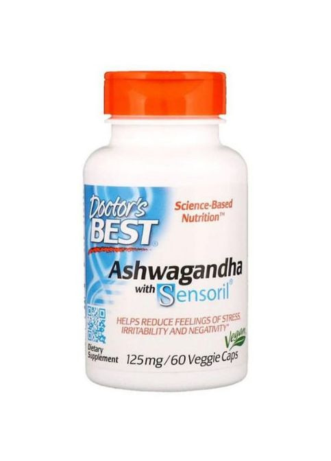 Ashwagandha Featuring Sensoril 125 mg 60 Veg Caps Doctor's Best (260583283)