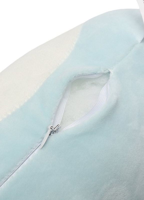 Мягкая игрушка подушка Единорог-батон плюшевая 90 см Голубой No Brand (261763695)