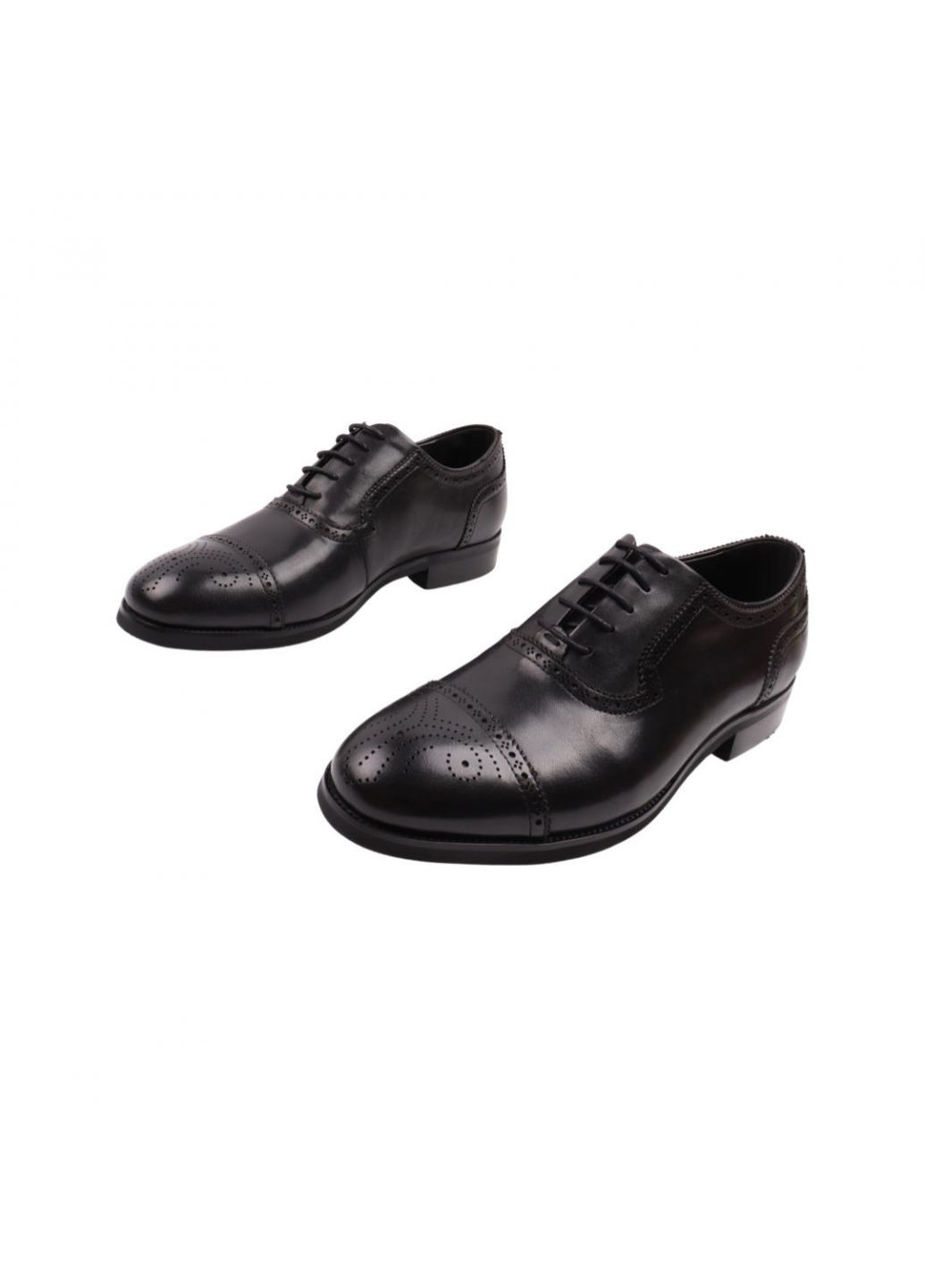 Черные туфли мужские черные натуральная кожа Roberto Paulo