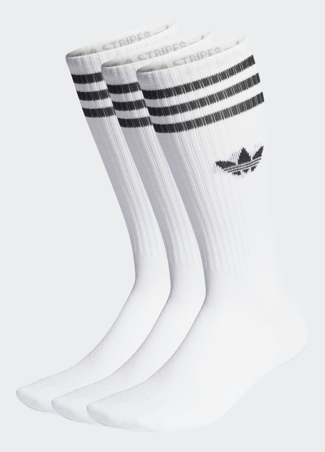 Три пари шкарпеток Solid Crew adidas (259810466)