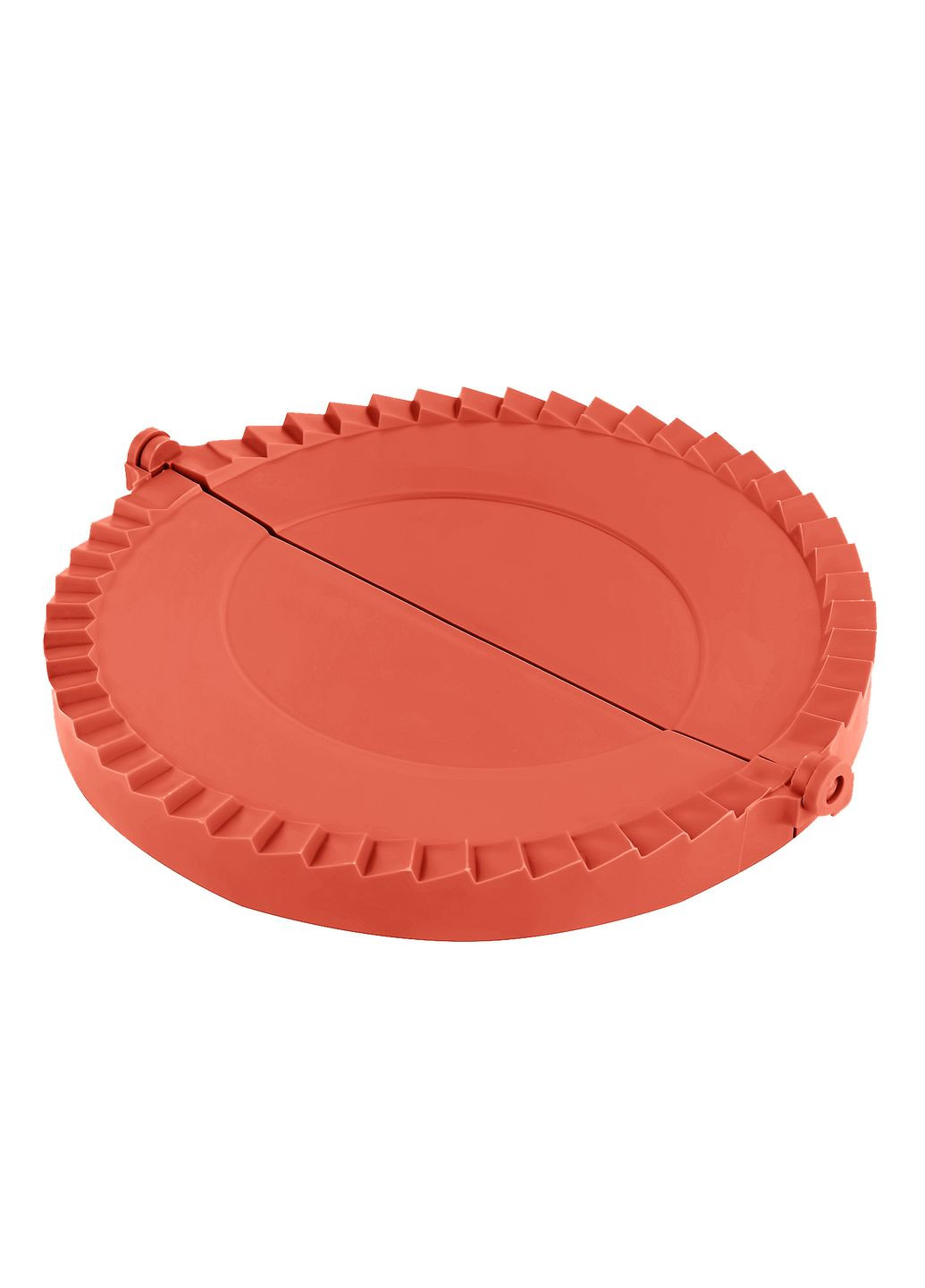Пластиковая форма для лепки чебуреков и пирожков (чебуречница) диаметр 18 см Красный Kitchette (271667232)