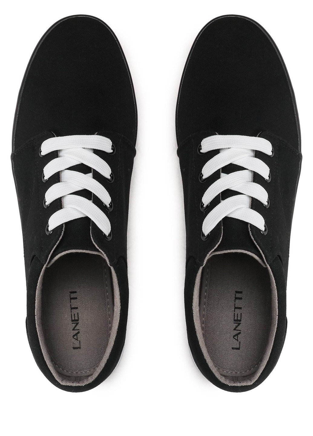 Черные демисезонные кросівки ms20347-11 Lanetti