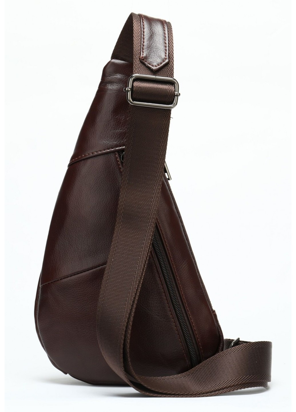 Кожаная коричневая сумка-слинг 14737 Vintage (269994174)