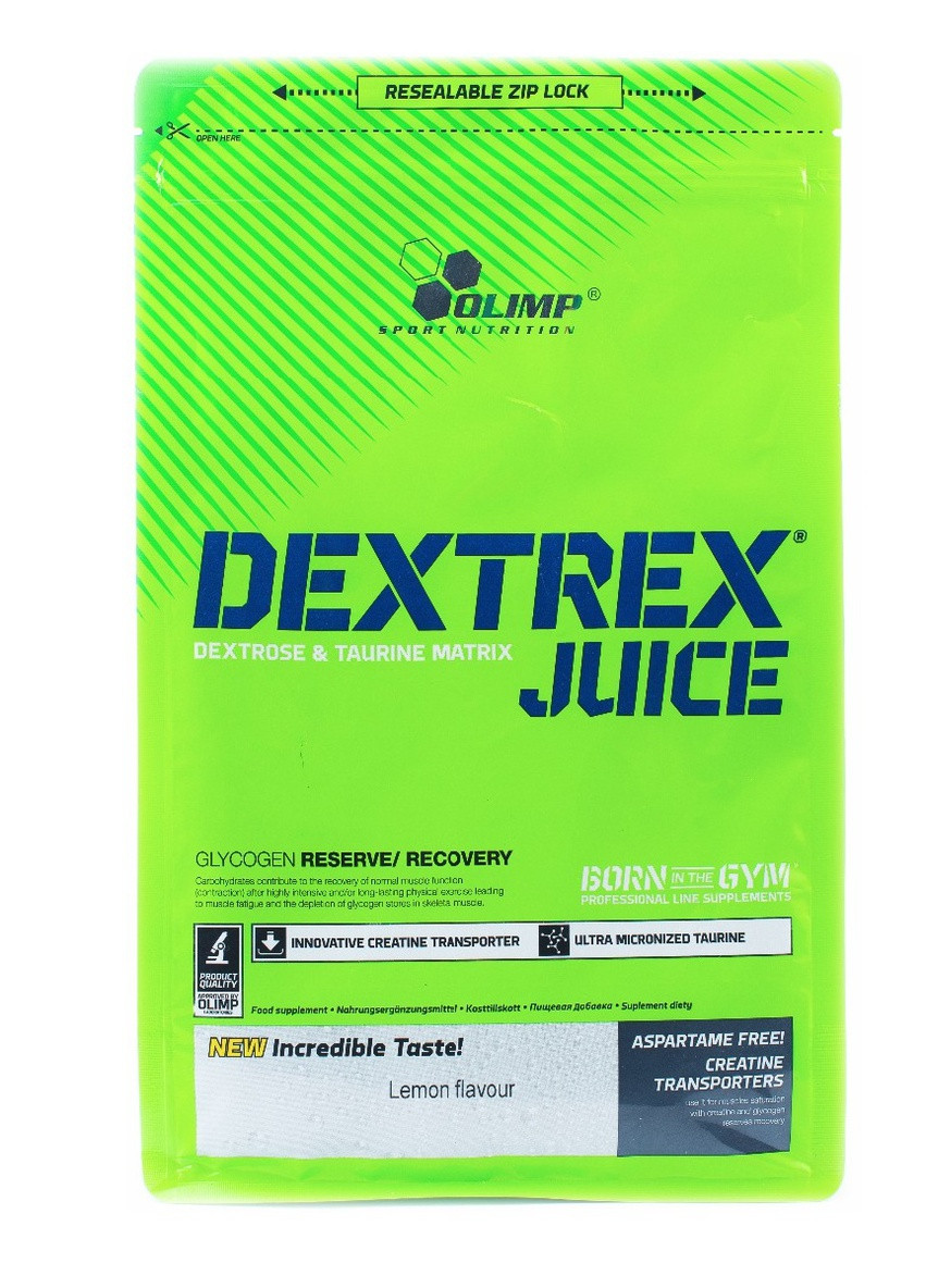 Передтренувальний комплекс Nutrition Dextrex Juice 1000 g (Apple) Olimp (258330664)