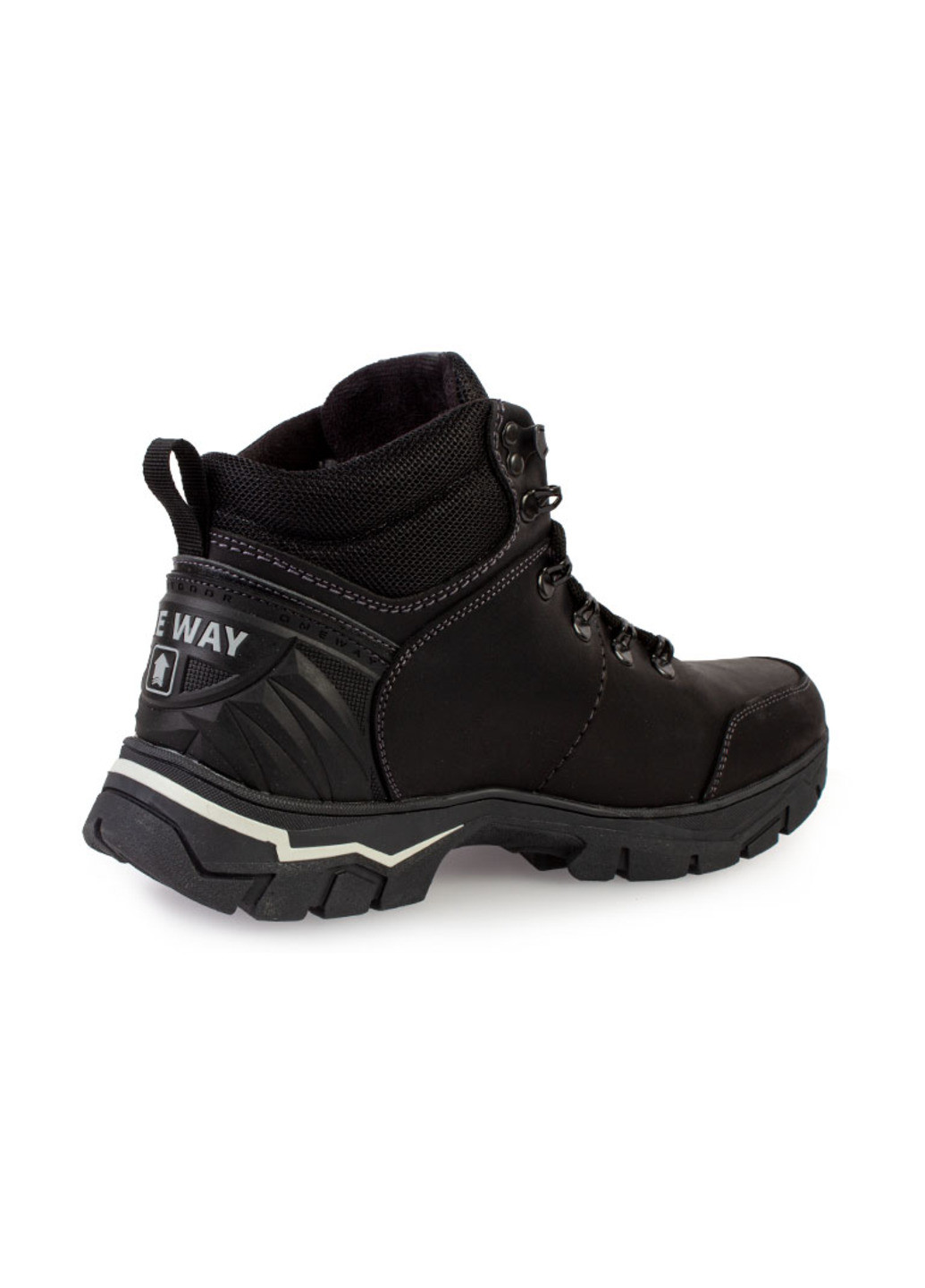 Черные зимние ботинки мужские бренда 9501020_(1) One Way