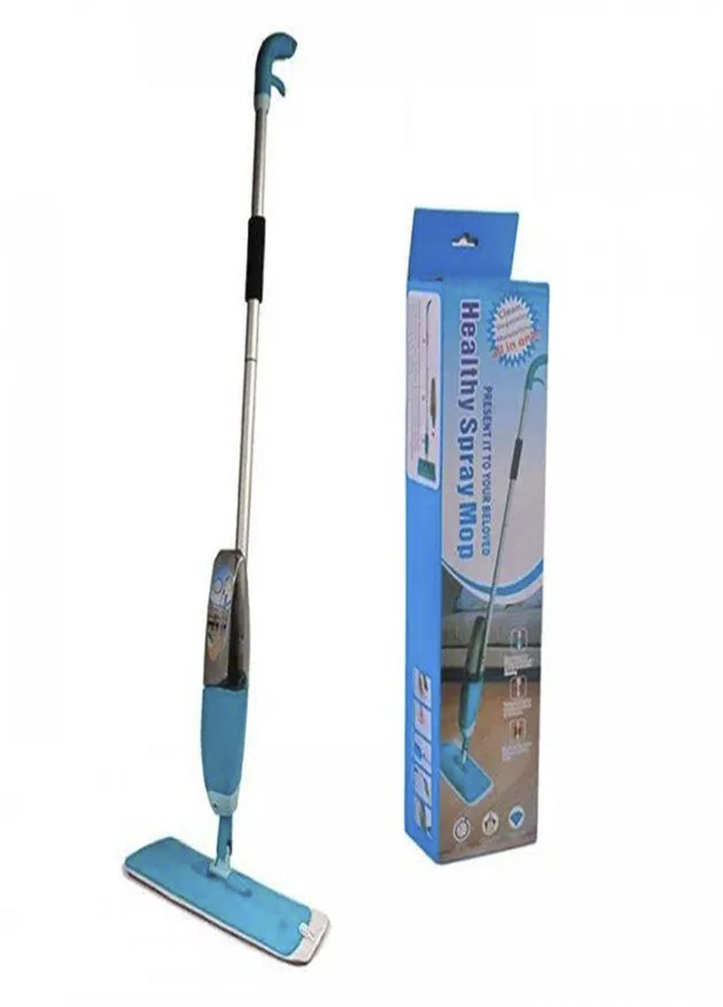 Швабра універсальна розпилювач для миття підлоги Синій (1255555A) Good Idea healthy spray mop (257161413)