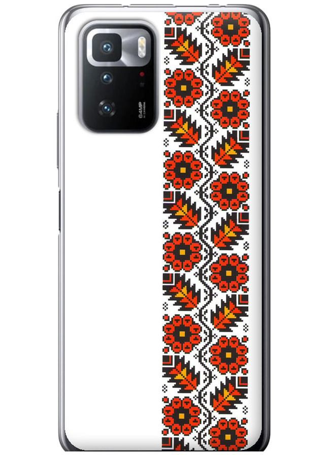 Силиконовый чехол 'Вышиванка 29' для Endorphone Xiaomi Redmi Note 10 Pro 5G (269358696)