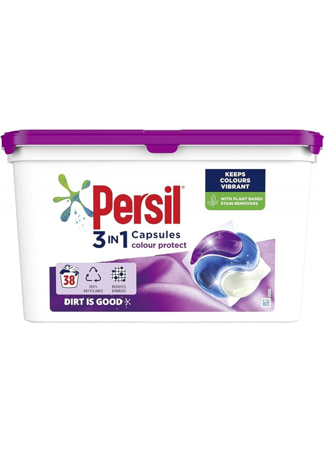 Капсулы для стирки 3 in 1 Color Protect 38 шт Persil (276966524)