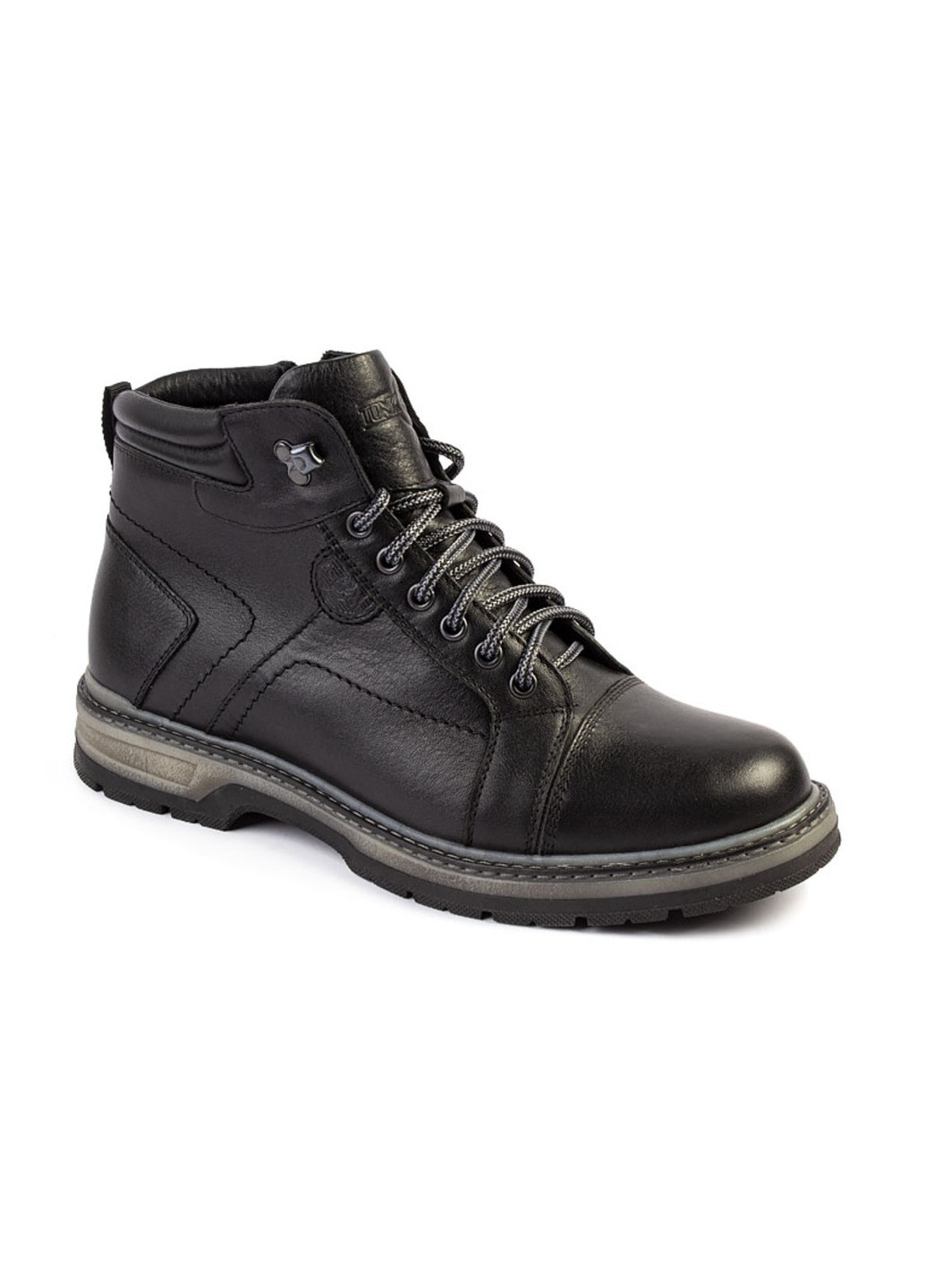 Черные зимние ботинки мужские бренда 9500866_(1) ModaMilano