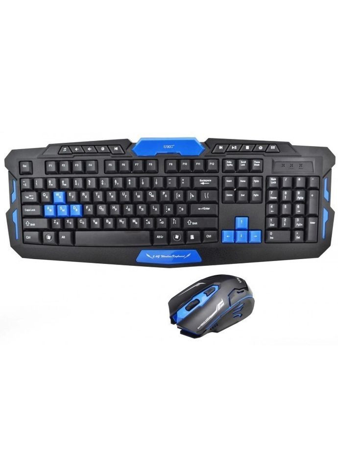 Комплект клавіатура та миша бездротові UKC HK-8100 Plus No Brand (260168408)