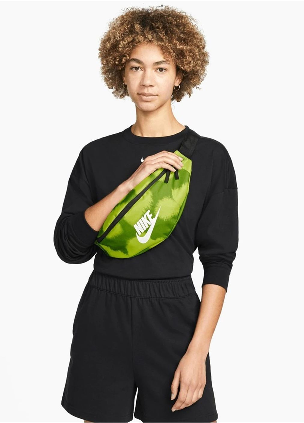 Сумка на пояс плече бананка оригінал Nike NK HERITAGE WAISTPCK - NEO DYE GREEN (262449878)