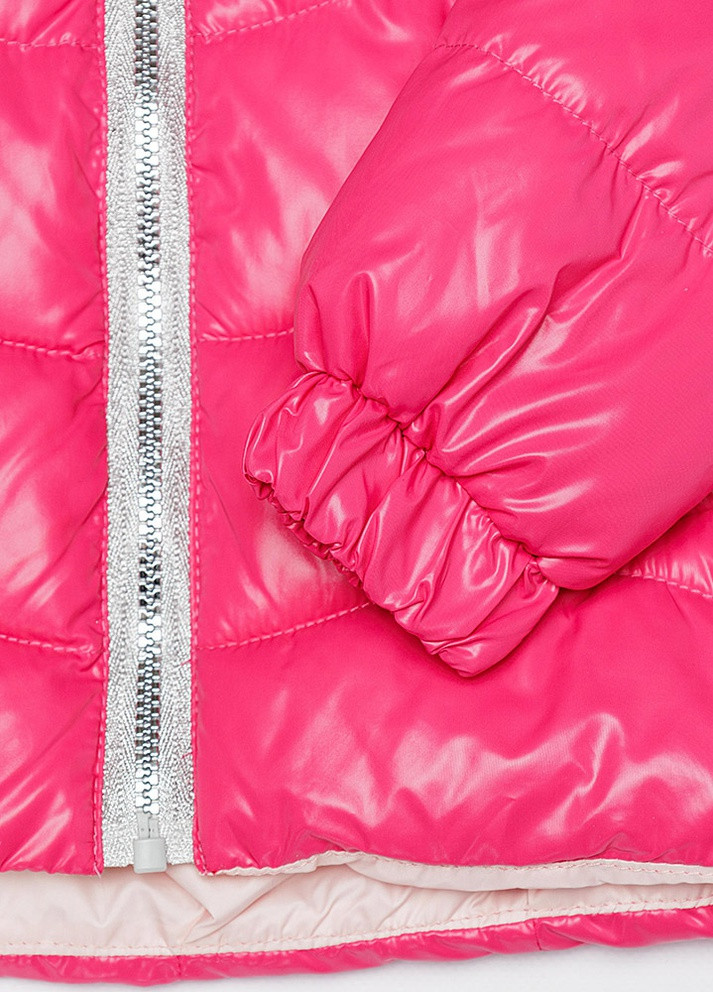 Малиновая демисезонная куртка короткая демисезонная для девочки цвет малиновый цб-00186280 Yuki