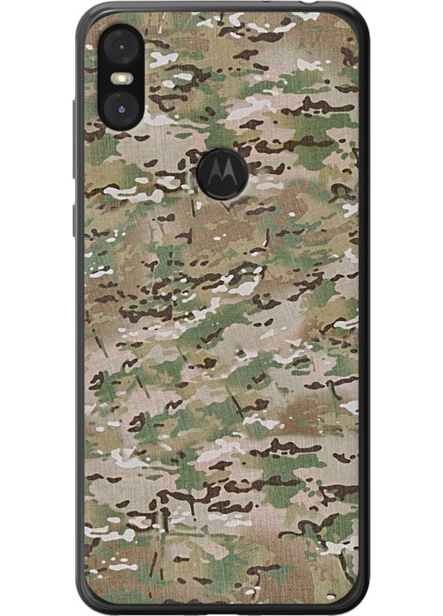 Силиконовый чехол 'Камуфляж v5' для Endorphone Motorola One (259160089)