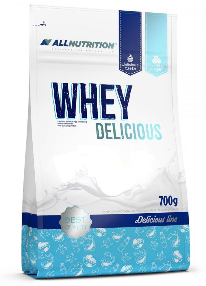 Протеин Whey Delicious 700g (Caffe Latte) Allnutrition (257658846)