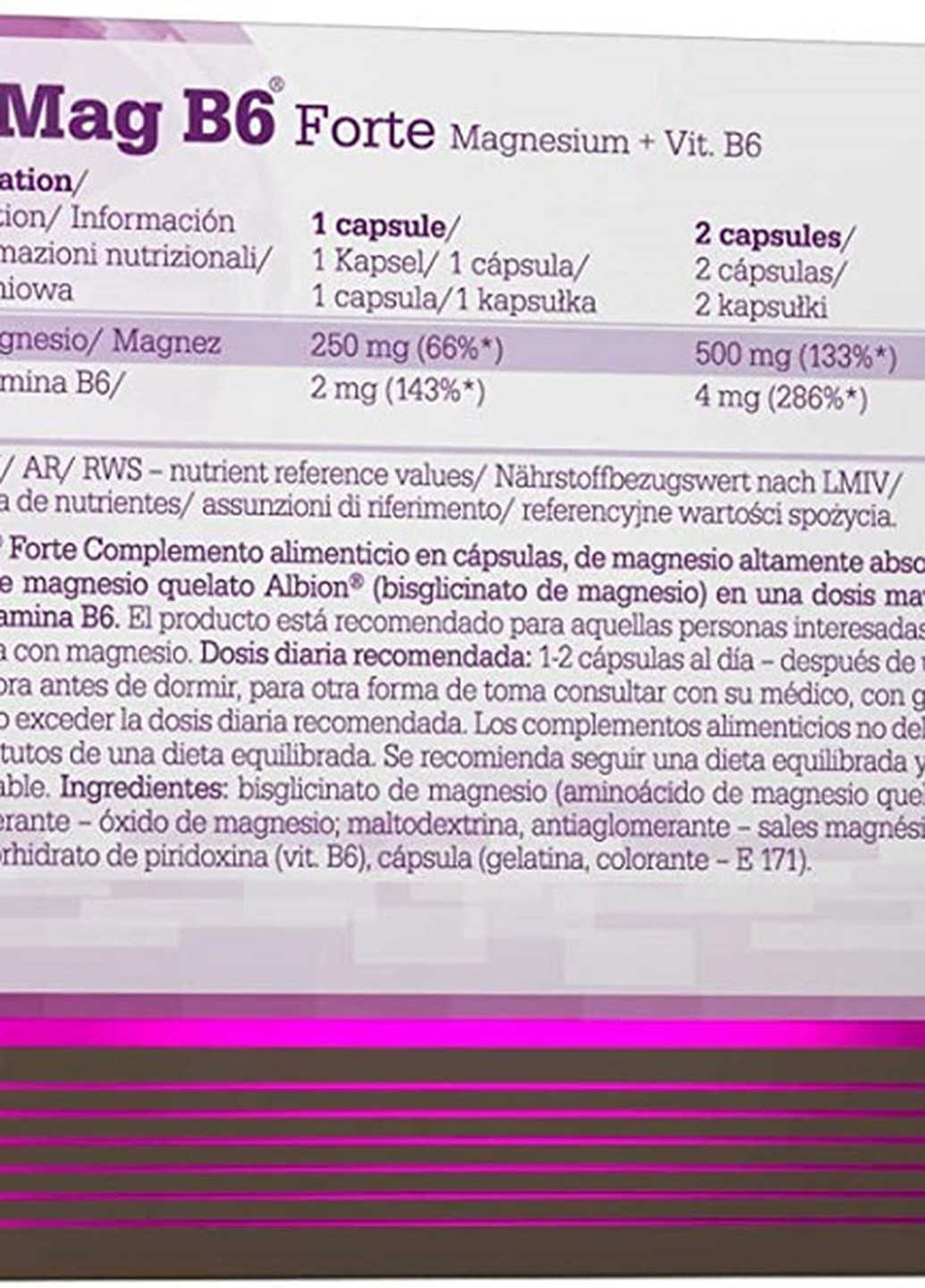 Olimp Nutrition Chela-Mag B6 Forte 60 Caps Olimp Sport Nutrition (256723091)