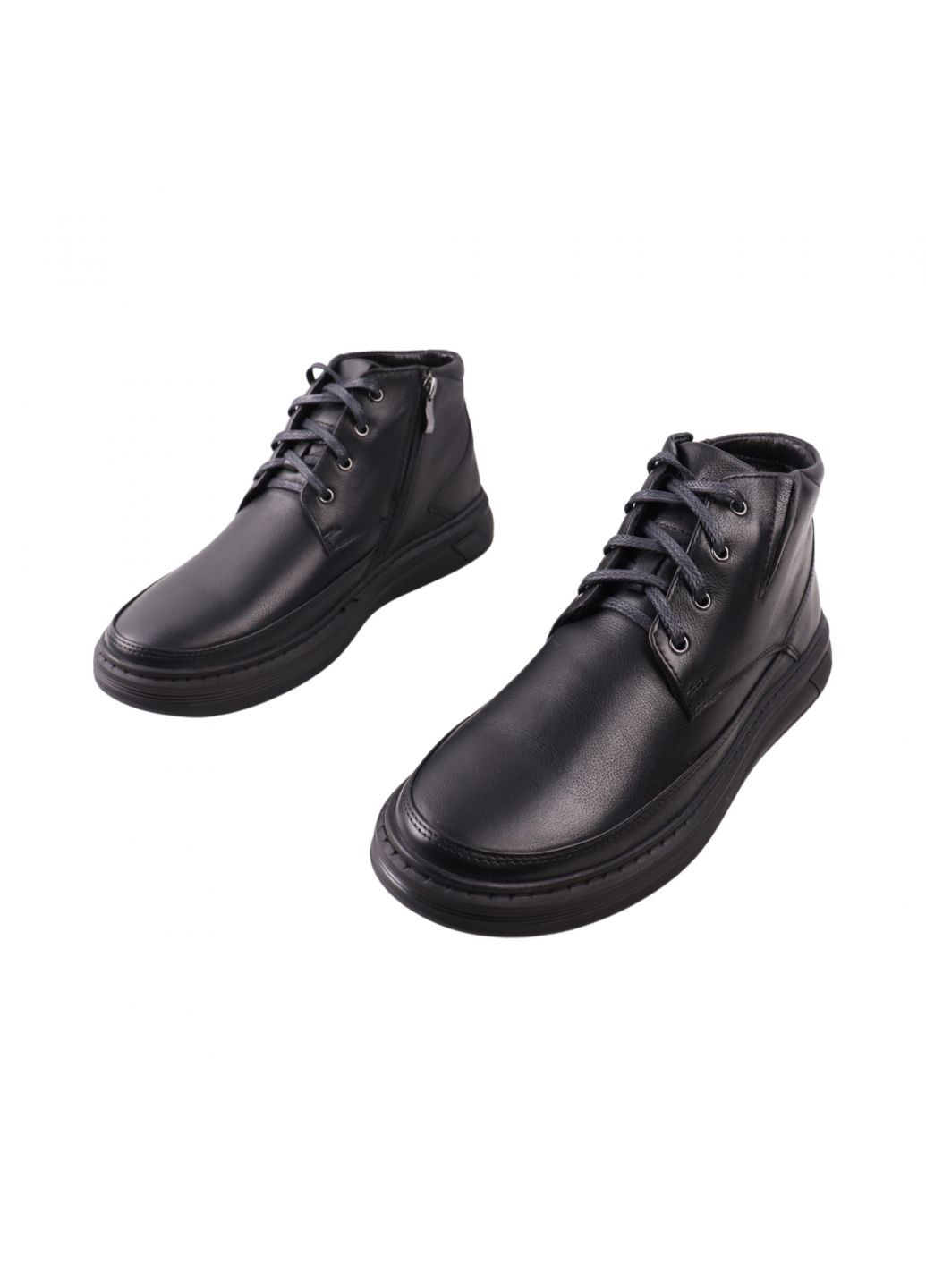 Черевики чоловічі чорні натуральна шкіра Detta 124-24ZHC (267024921)