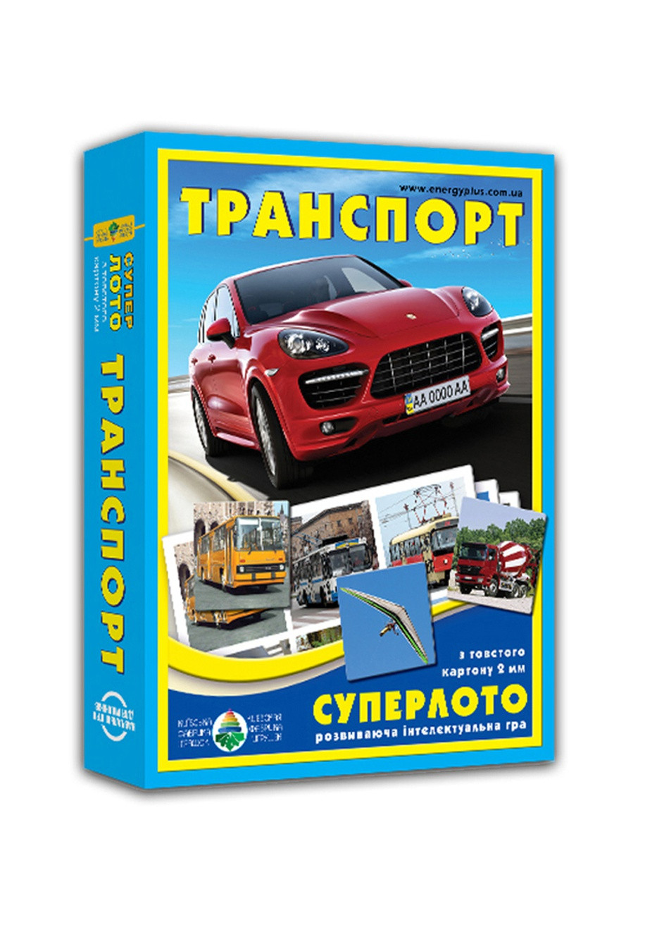 Супер ЛОТО "Транспорт" колір різнокольоровий ЦБ-00218057 Киевская фабрика игрушек (259786510)