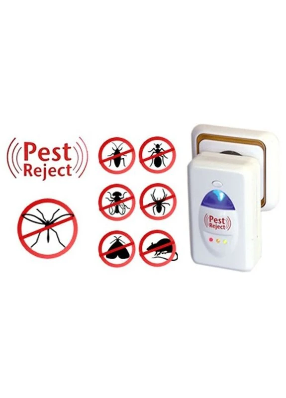 Ультразвуковий відлякувач гризунів та комах Pest Reject No Brand (260264656)
