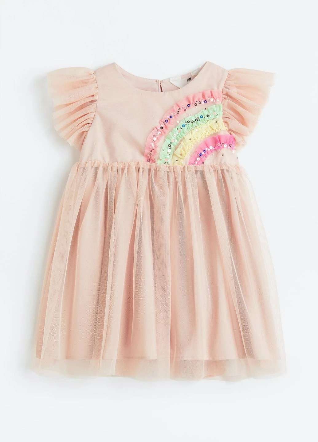 Пудровое платье H&M (272486214)