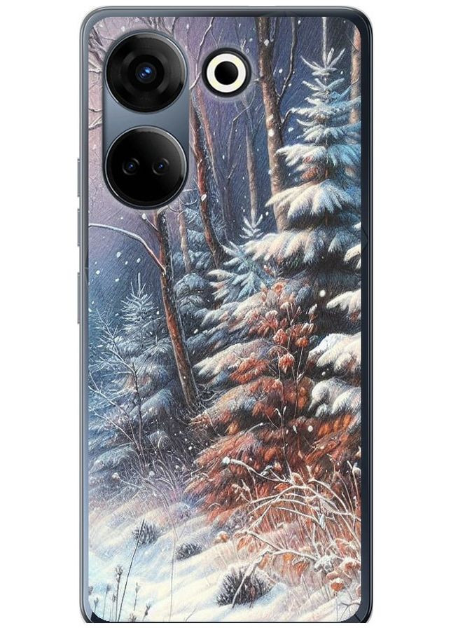 Силіконовий чохол 'Зимовий пейзаж' для Endorphone Tecno Camon 20 Pro (275457535)