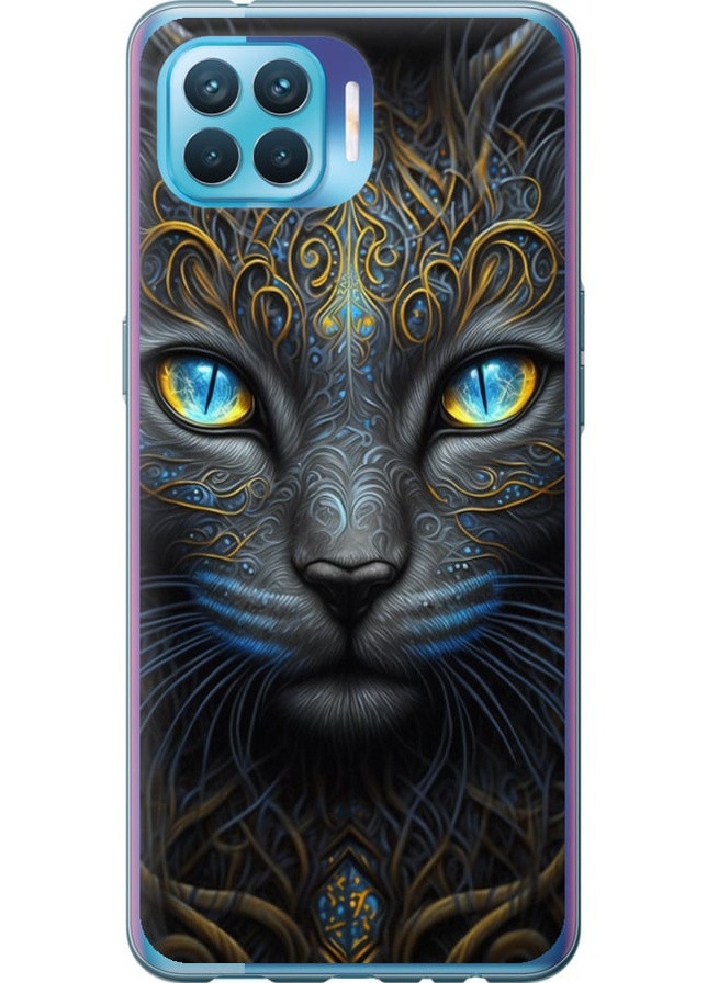 Силіконовий чохол 'Кішка' для Endorphone Oppo Reno 4 Lite (257827295)