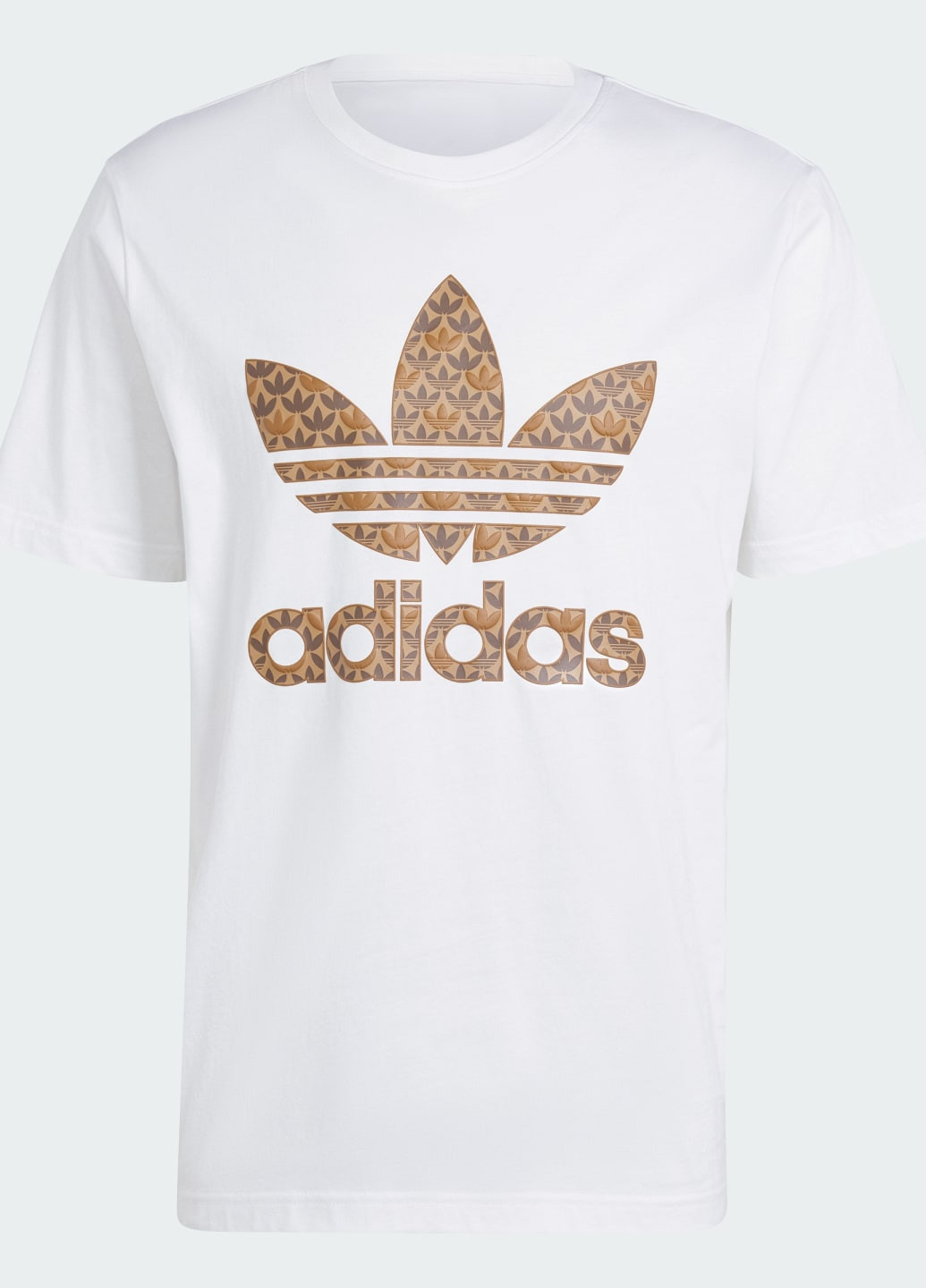 Біла футболка classic monogram graphic adidas