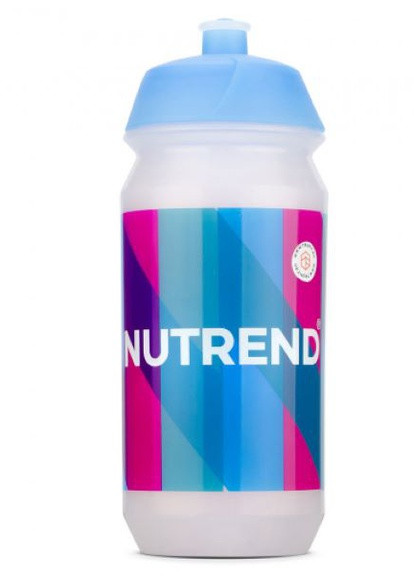 Спортивная бутылка Sport bottle 500ml White with blue-pink print Nutrend (258653638)