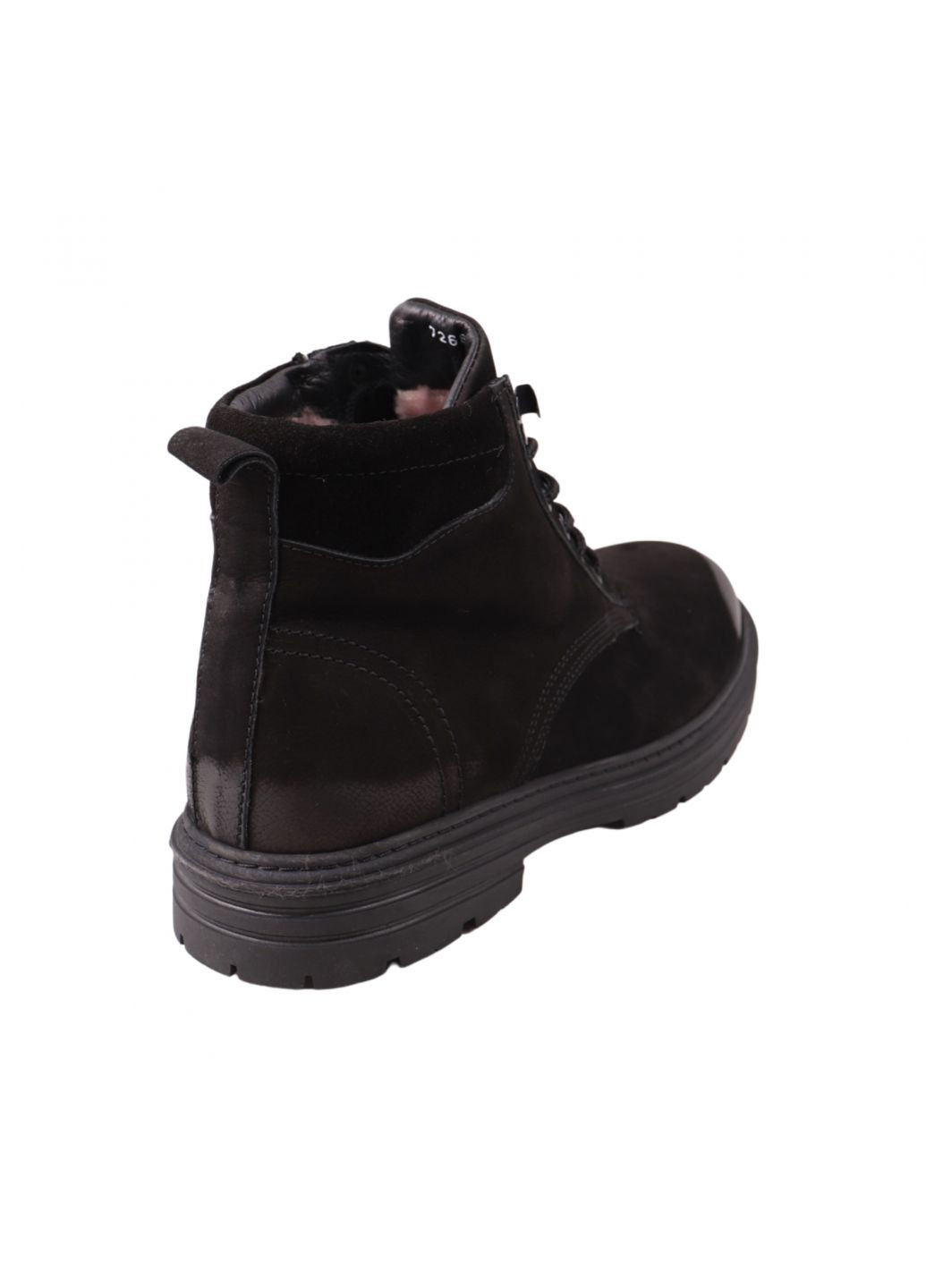 Черные ботинки мужские черные натуральный нубук Ridge